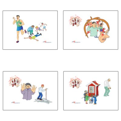 통증의 생리 – 네 포스터 – 디지털 다운로드